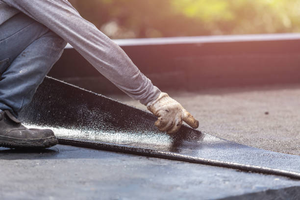 Professional Basement Waterproofing technician working in Parker Ford, PA